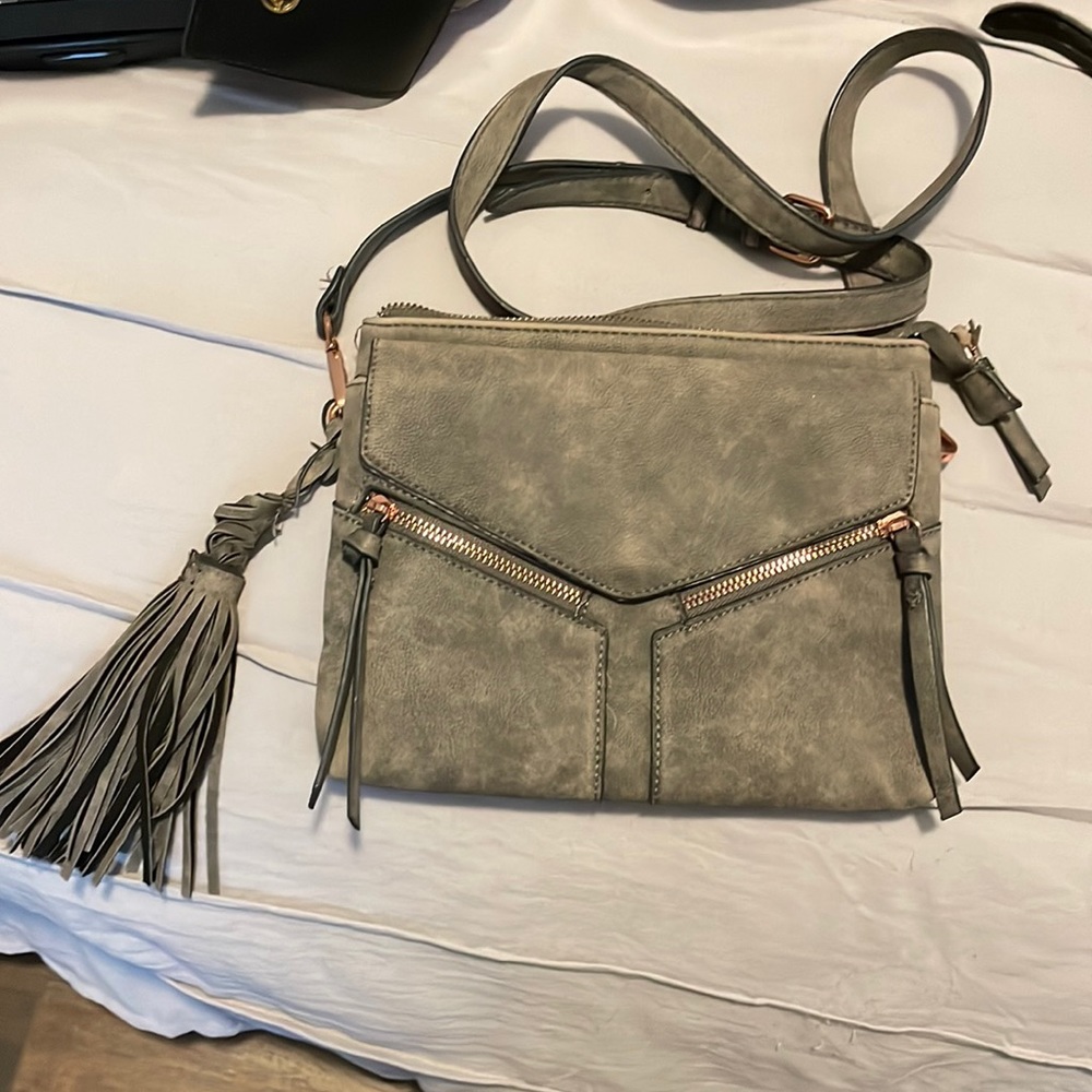 Grey satchel from target